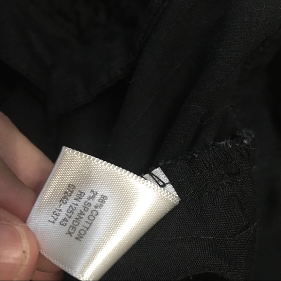 Christopher & Banks Black Chino Capris 6 - Picture 4 of 6